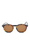 Funky Buddha Unisex Sunglasses with Brown Tartaruga Plastic Frame and Brown Polarized Lens FBS2045/009