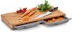 Zeller Rectangular Wooden Chopping Board Beige 50x28.5cm