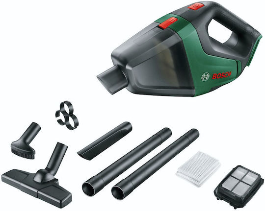 Bosch UniversalVac 18 Car Handheld Vacuum with Cigarette Lighter Cable 12V Without Battery Green