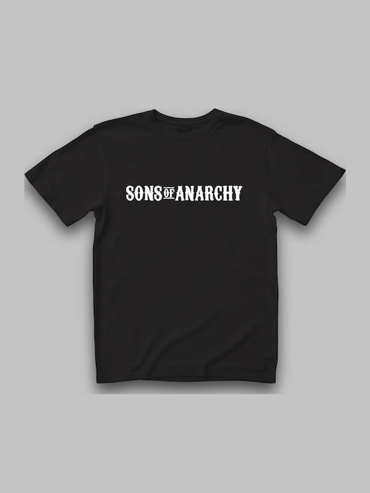 Μπλούζα Μαύρη Τύπωμα Sons Anarchy Samcro Λευκό