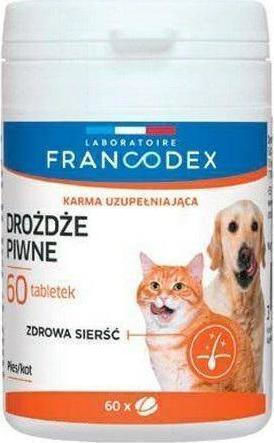 Francodex Συμπλήρωμα Διατροφής Σκύλου και Γάτας σε Δισκία για Δέρμα & Τρίχωμα