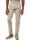 Trousers Chino Elastic in Regular Fit Gray