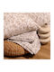 Melinen Sheet Set with 2 Pillowcases King Size with Elastic 180x200+32cm. Mini Amy Beige 3pcs