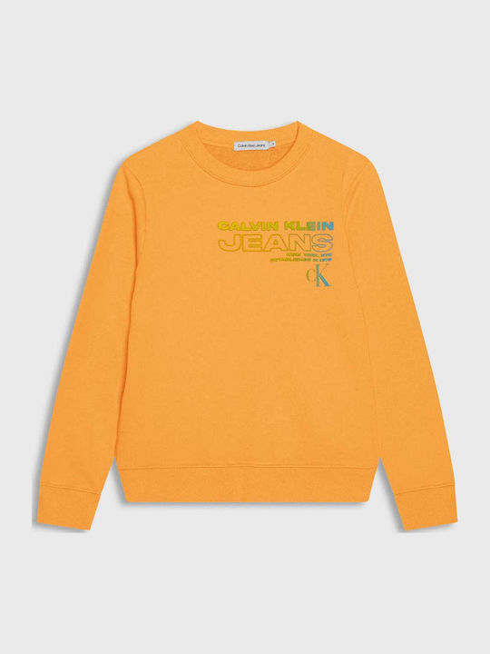 Kinder-Sweatshirt Orange