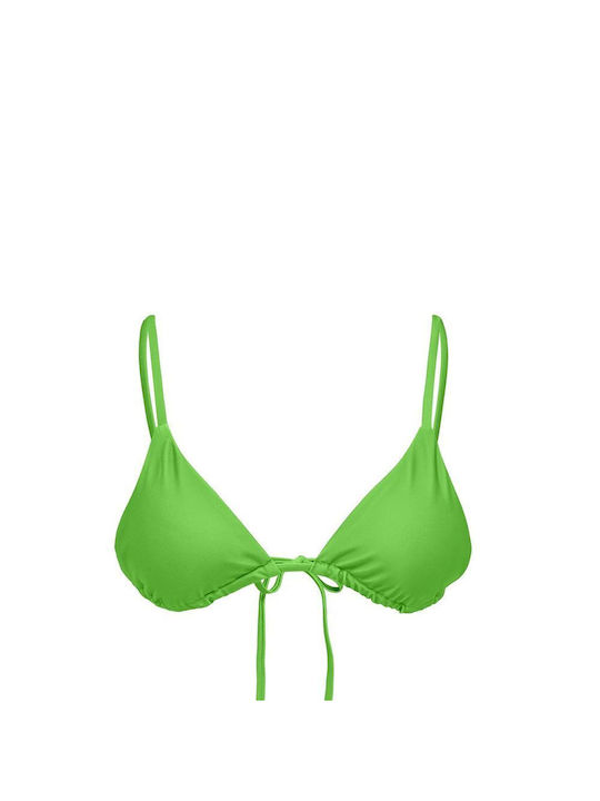 Only Triangle Bikini Top Green