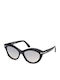 Tom Ford Toni Women's Sunglasses with Black Plastic Frame and Gray Gradient Lens ft1111 01C