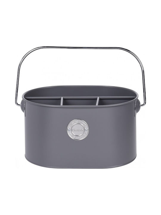 Excellent Houseware Metallische Tischbasis 28x18,5x13,5cm Grau