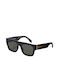 Palm Angels Pixley Sunglasses with Black Plastic Frame and Black Lens PERI049S24PLA001-1007