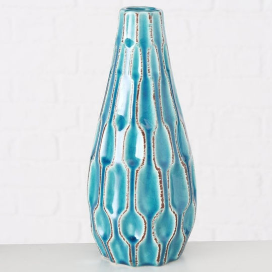 Boltze Dekorative Keramik Vase Türkis Y24cm