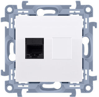 Kontakt-Simon Recessed Wall Switch Lighting One-Way White