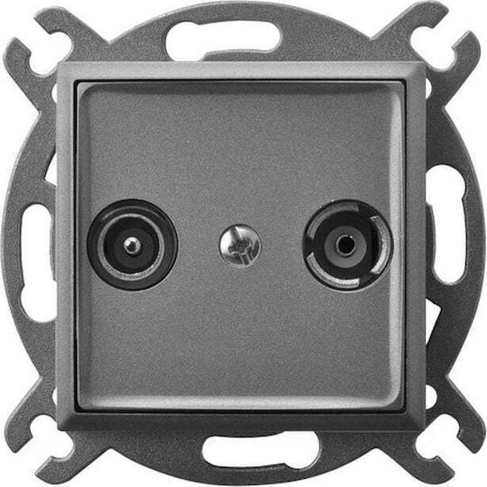 Ospel Antenna Socket Terminal in Gray color GPA-UK m 70