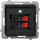 Ospel Socket Speakers in Black color GG-2R/m/33