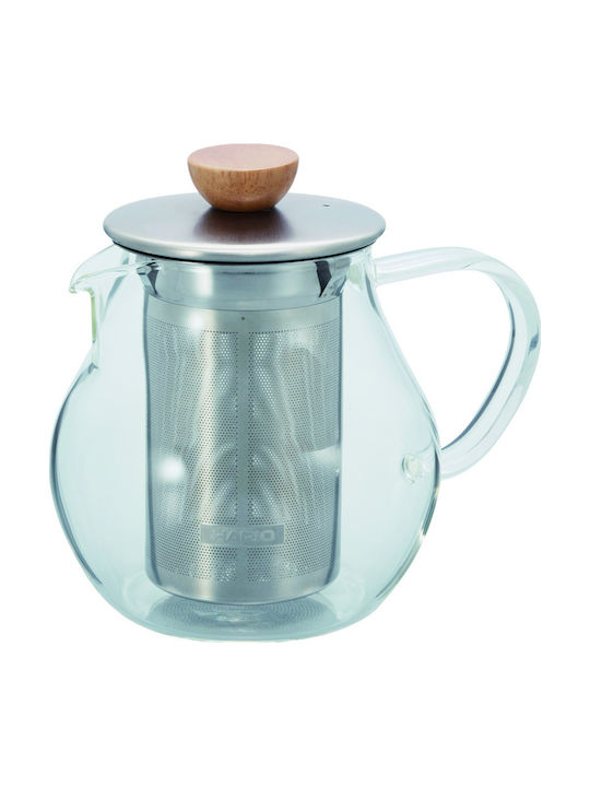 Hario Glass Transparent Teapot with Filter 450ml