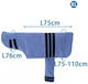 Nobleza Full Body Clothing for Dogs in Blue Color XLarge 75x76cm