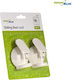 Green Blue Door Safety Lock with Sticker made of Plastic in White Color 2pcs