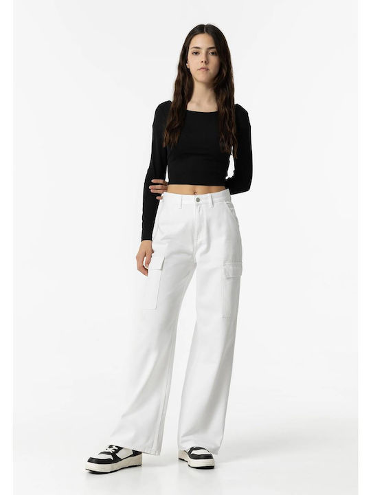 Kids' Denim Pants White