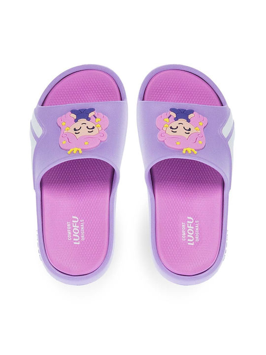 Kids' Slides Fuchsia