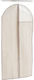 Zeller Fabric Hanging Storage Case for Coat / Suit / Clothes / Dresses in Beige Color 59x119cm 1pcs
