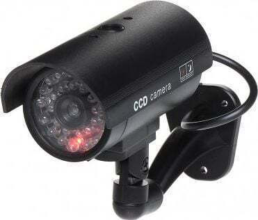 Dummy Surveillance Bullet Camera Black