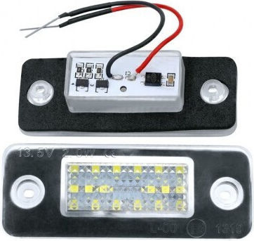 Lumini pentru plăcuțele de înmatriculare Lumini LED pentru Audi A8 2002-2010 2buc