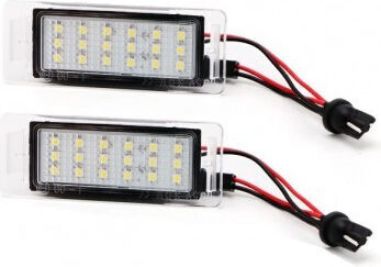 Lumini pentru plăcuțele de înmatriculare Lumini LED pentru Opel Insemnări / Mokka 2buc