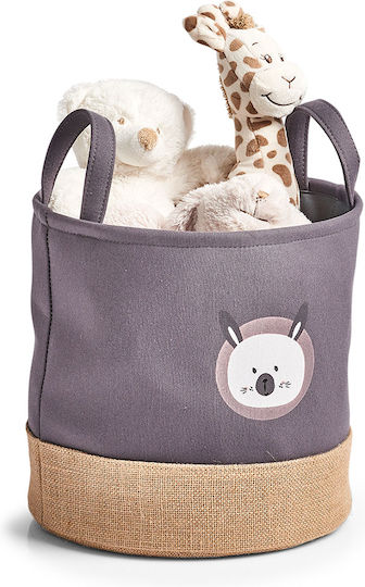 Zeller Aufbewahrungskorb Stoff Gray 30x30x29cm 1Stück