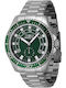 Invicta Ανδρικό Ρολόι 44mm Μπαταρίας με Ασημί Μεταλλικό Μπρασελέ