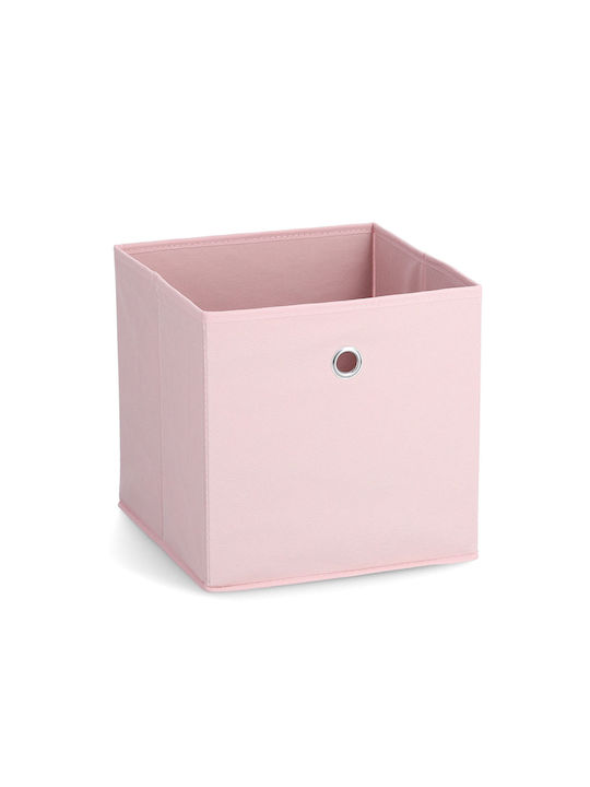 Zeller Kinder Aufbewahrungsbox Faltbar aus Stoff Rosa 28x28x28cm 1Stück