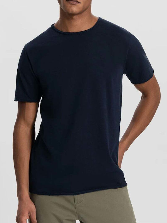 Dstrezzed Mc Queen Men's Short Sleeve T-shirt Navy