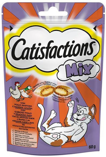 Whiskas Katzenleckerlis mit Huhn / Ente für Katze 60gr