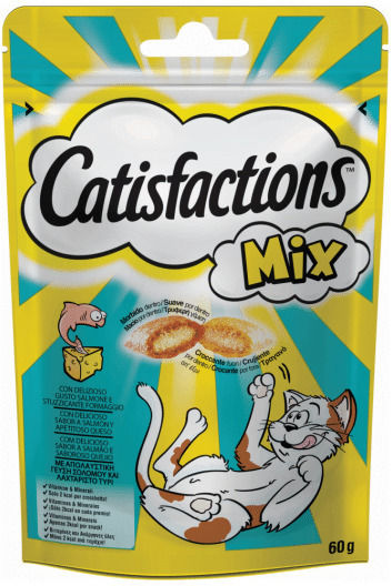 Whiskas Snack-Leckereien mit Lachs / Käse für Katze 60gr