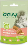 Oasy Snack Treats with Salmon for Adult Cats 60gr