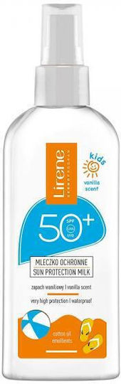 Lirene Sun Kids SPF50 Αδιάβροχο Παιδικό Αντηλιακό Γαλάκτωμα για Πρόσωπο 150ml Vanilla Scent