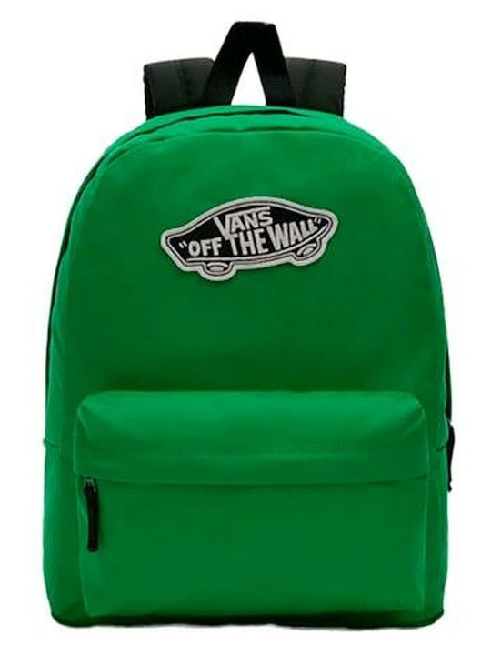 Vans School Bag Backpack Junior High-High School in Green color 22lt