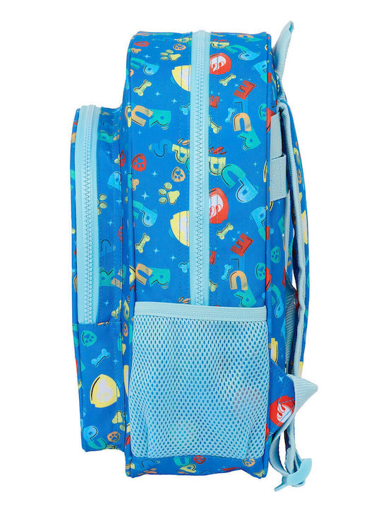 Paw Patrol School Bag Trolley Elementary, Elementary Blue with Water Bottle Holder