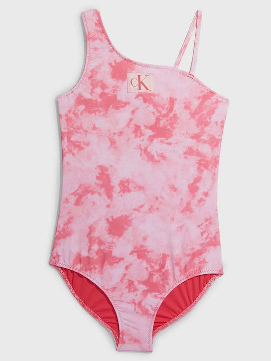 Calvin Klein Kids Swimwear One-Piece Pink