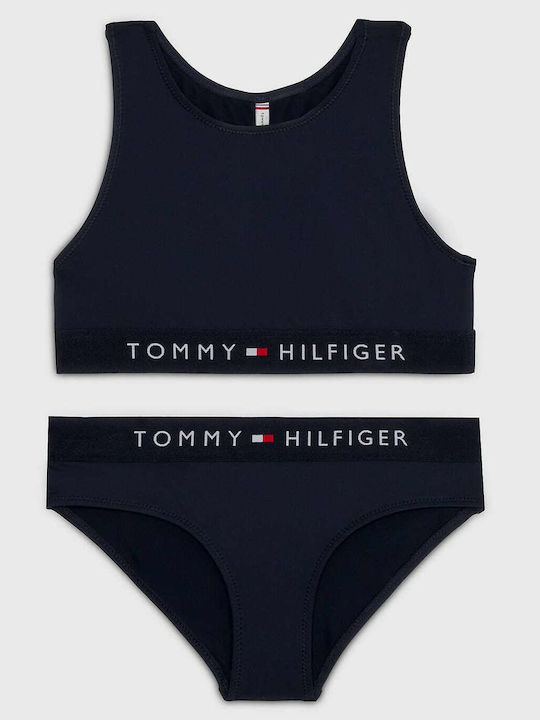 Tommy Hilfiger Παιδικό Μαγιό Μπικίνι Μπλε Σκούρο