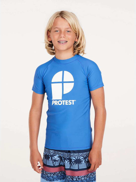 Protest Детски Бански Блуза Blue
