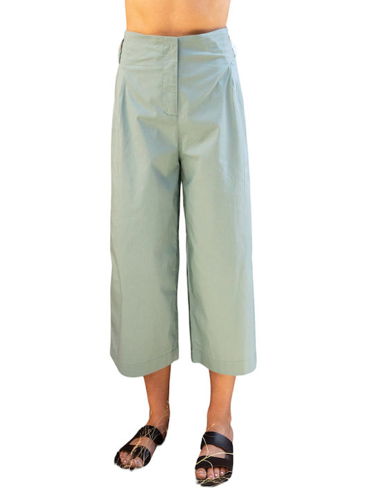 Aggel Femei Pantaloni culottes Green