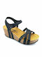 Anatomic Women's Leather Platform Shoes Black