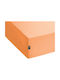 Beliani Чаршаф Единично Памук Orange 200x200см