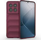Techsuit Shield Back Cover Σιλικόνης Μπορντό (X...