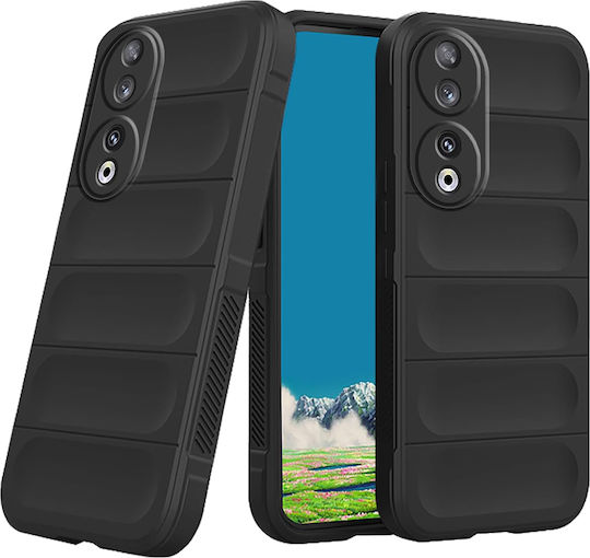 Techsuit Shield Back Cover Silicone Black (Honor 90)