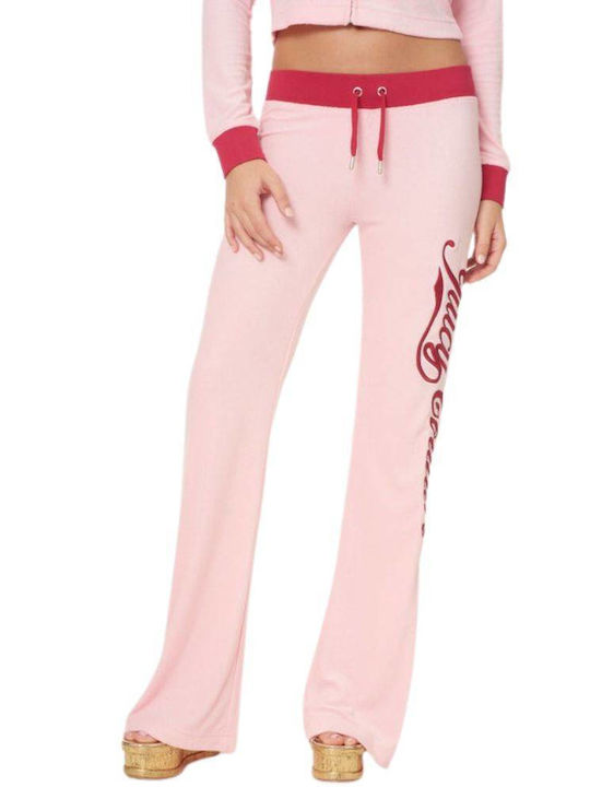 Juicy Couture Παντελόνι Γυναικείας Φόρμας Candy Pink