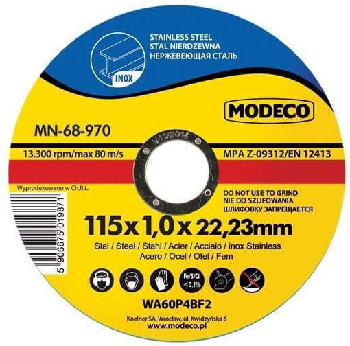 Modeco Schneidscheibe Metall 115mm 50Stück