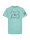 Jordan Kids T-shirt Green Jumpman 23