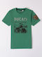 Ducati Kids Blouse Short Sleeve Green