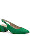 Tamaris Anatomic Leather Green Heels
