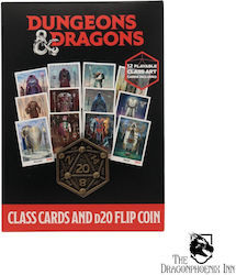 Dungeons & Dragons Klassenkarten D20 Flip-Münze