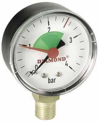 Diamond D418.63-4 Κάσα με Μανόμετρο